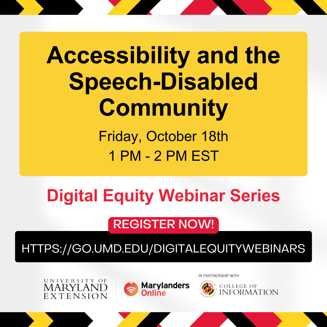 Accessibility and the Speech-Disabled Community