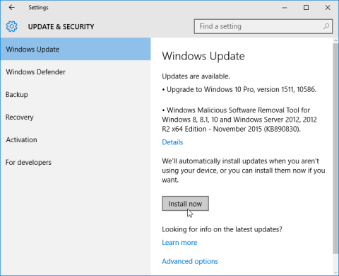 windows update avoid malware